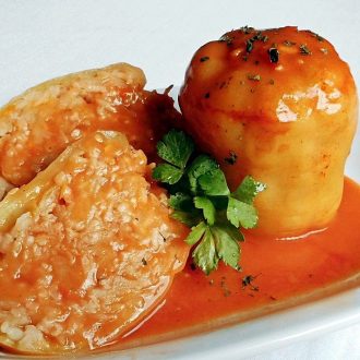 Punjena paprika posna
